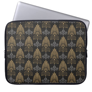 Hintergrund nahtlose Muster im Art Deko Stil, Wand Laptopschutzhülle