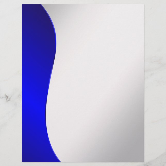 Hintergrund Navy Blue Linie auf silber gestylt (Vorderseite)