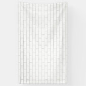 Hintergrund oder Hintergrund aus weißem Ziegelstei Banner (Vertikal)