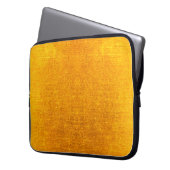 Hintergrund oder Konsistenz aus gebürstetem Gold Laptopschutzhülle (Vorderseite Links)