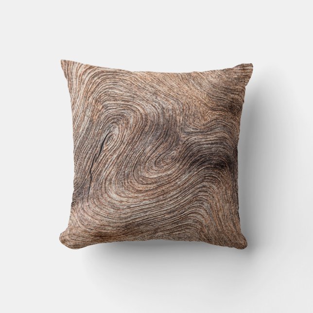 Hintergrund oder Textur aus Holz Kissen (Vorderseite)