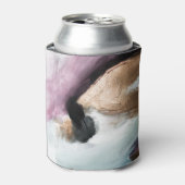 Hintergrund Öltextur: Zeitgenössische Kunst. Dosenkühler (Kanne Vorderseite)