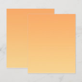 Hintergrund Orange und Gelb (Vorne/Hinten)