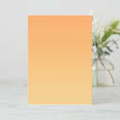 Hintergrund Orange und Gelb Einladung (Stehend Vorderseite)