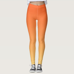 Hintergrund Orange und Gelb Leggings