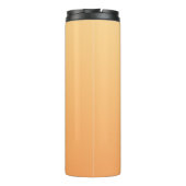 Hintergrund Orange und Gelb Thermosbecher (Rückseite)