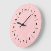 Hintergrund PAPIERTEXTURE - Hellrosa Große Wanduhr (Winkel)
