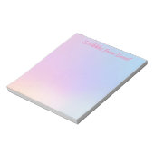 Hintergrund pastellrosa und blau glänzend notizblock (Rotiert)