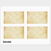 Hintergrund | Pergamentpapier Rechteckiger Aufkleber (Blatt)