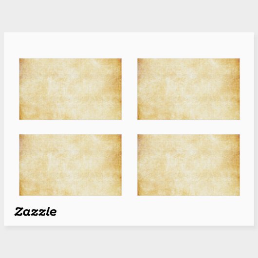 Hintergrund | Pergamentpapier Rechteckiger Aufkleber (Blatt)