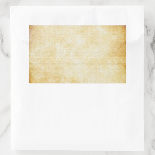 Hintergrund | Pergamentpapier Rechteckiger Aufkleber (Tasche)