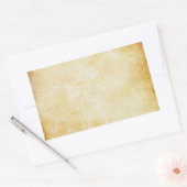 Hintergrund | Pergamentpapier Rechteckiger Aufkleber (Umschlag)