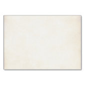 Hintergrund | Pergamentpapier Tischnummer (Rückseite)