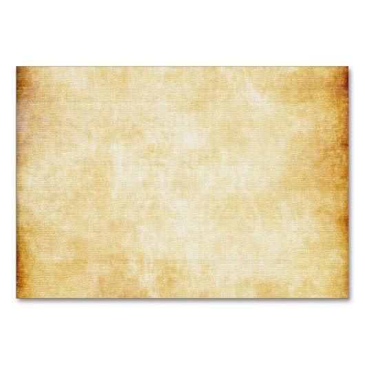 Hintergrund | Pergamentpapier Tischnummer (Vorderseite)