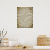 Hintergrund-Pergamentpapier-Vorlage Poster (Küche)