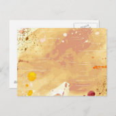 Hintergrund Postkarte (Vorne/Hinten)