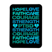 Hintergrund...PTSD Magnet (Vertikal)