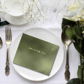 Hintergrund QR-Code für Olive Sage Green Shimmer All In One Einladung