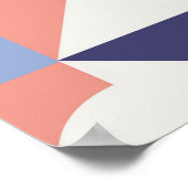 Hintergrund quadratischer geometrischer Formen. Äs Poster (Ecke)