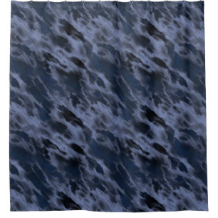 Hintergrund: Quake Clouds Blue Mix + Ihre Ideen Duschvorhang
