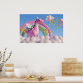 Hintergrund Rainbow Happy Birthday Poster (Küche)