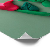 Hintergrund Rainbow Happy Birthday Poster (Ecke)