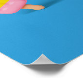 Hintergrund Rainbow Happy Birthday Poster (Ecke)