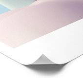 Hintergrund Rainbow Happy Birthday Poster (Ecke)