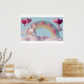 Hintergrund Rainbow Happy Birthday Poster (Küche)