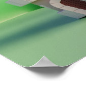 Hintergrund Rainbow Happy Birthday Poster (Ecke)