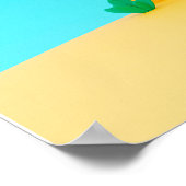 Hintergrund Rainbow Happy Birthday Poster (Ecke)