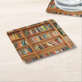 Hintergrund Rechteckiger Pappuntersetzer (angewinkelt)