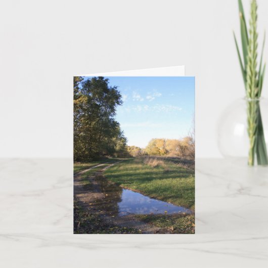 Hintergrund Reflektions-Mitteilungskarten Karte (Vorderseite)