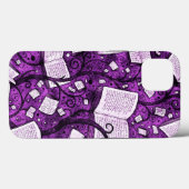 Hintergrund rosa Bücher Case-Mate iPhone Hülle (Rückseite (Horizontal))