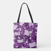 Hintergrund rosa Bücher Tasche (Rückseite)