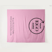 Hintergrund Rosa Farbe - Benutzerdefiniertes Firme Wandteppich (Vorderseite (Horizontal))