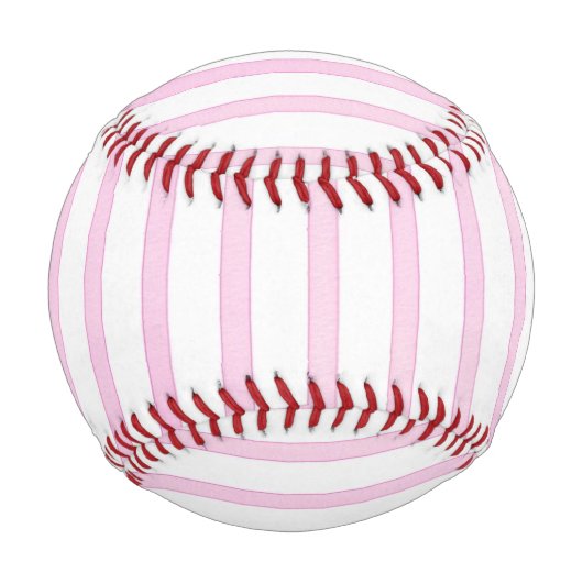Hintergrund Rosa Streifen Baseball (Vorderseite)