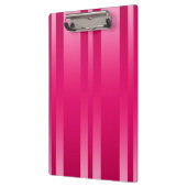 Hintergrund rosa Streifen Klemmbrett (Links)