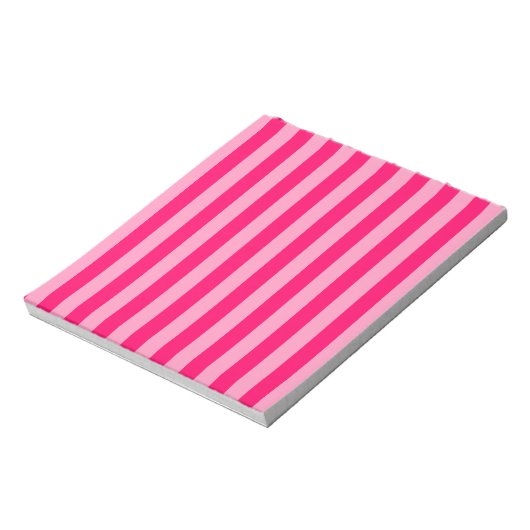 Hintergrund rosa Streifen Notizblock (Rotiert)