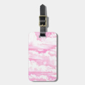 Hintergrund rosa Wolken Mode Gepäckanhänger (Vorderseite vertikal)