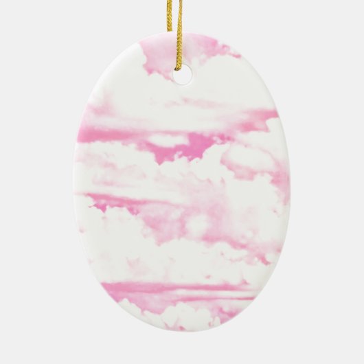 Hintergrund rosa Wolken Mode Keramikornament (Hinten)