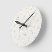 Hintergrund Runde Wanduhr (Winkel)