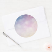 Hintergrund Runder Aufkleber (Umschlag)