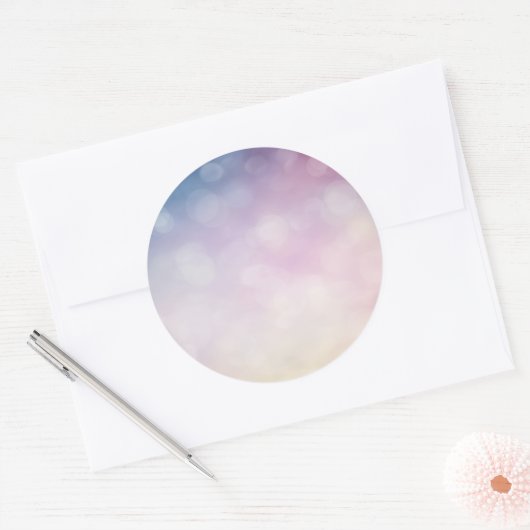 Hintergrund Runder Aufkleber (Umschlag)