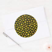 Hintergrund Runder Aufkleber (Umschlag)