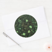 Hintergrund Runder Aufkleber (Umschlag)