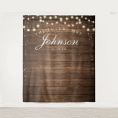 Hintergrund rustikales Holz - Zukunft Foto Hinterg Wandteppich (Vorderseite)