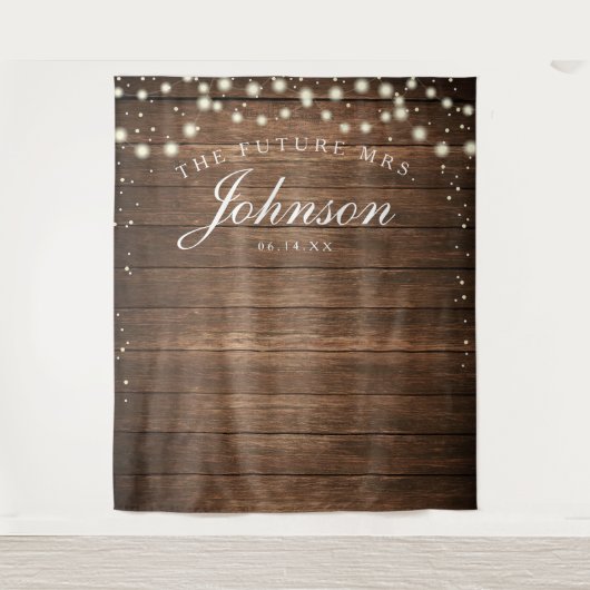 Hintergrund rustikales Holz - Zukunft Foto Hinterg Wandteppich (Vorderseite)