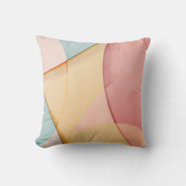 Hintergrund sanft gefärbter Formen Kissen