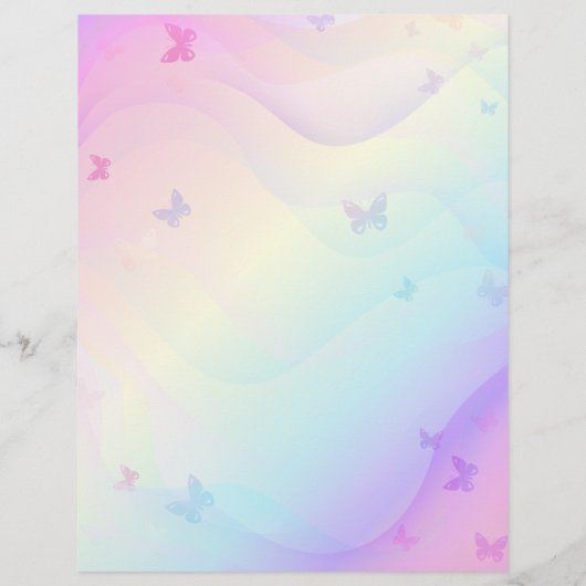 Hintergrund-Schmetterlinge Flyer (Hinten)